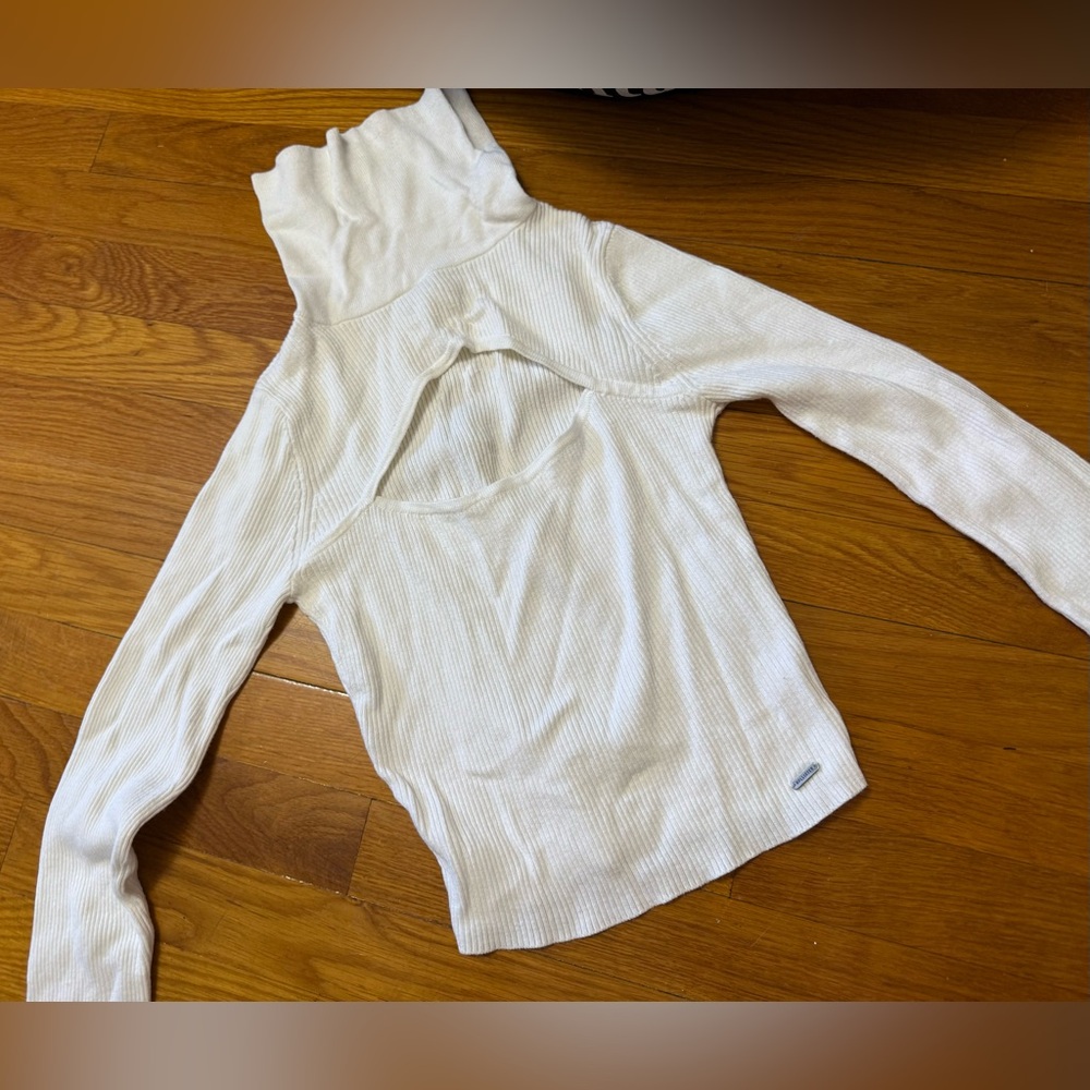 Hollister Sweater white